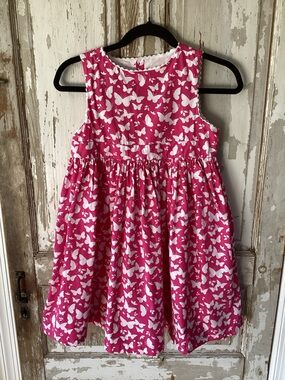 EPK Pink Butterfly Print Sundress